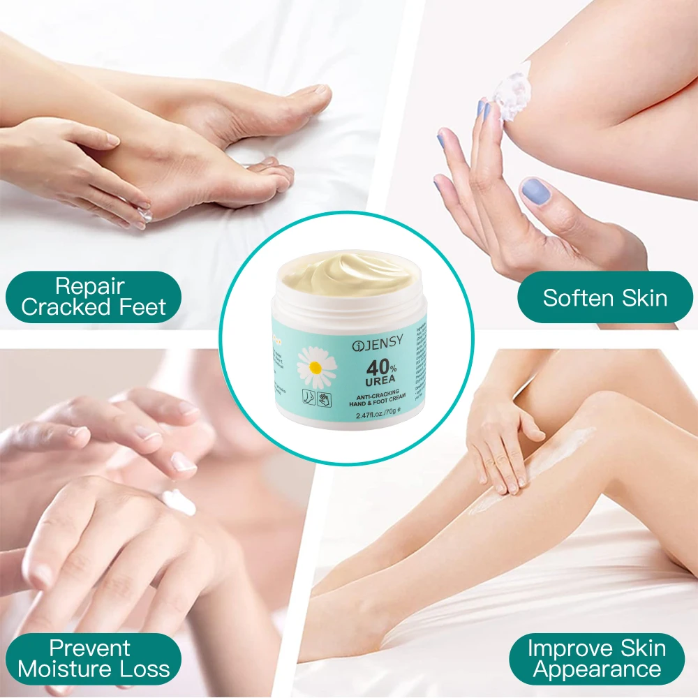 Crème Pieds Talons Fendillés 40% Urée – Exfoliante Réparatrice & Hydratante 70g