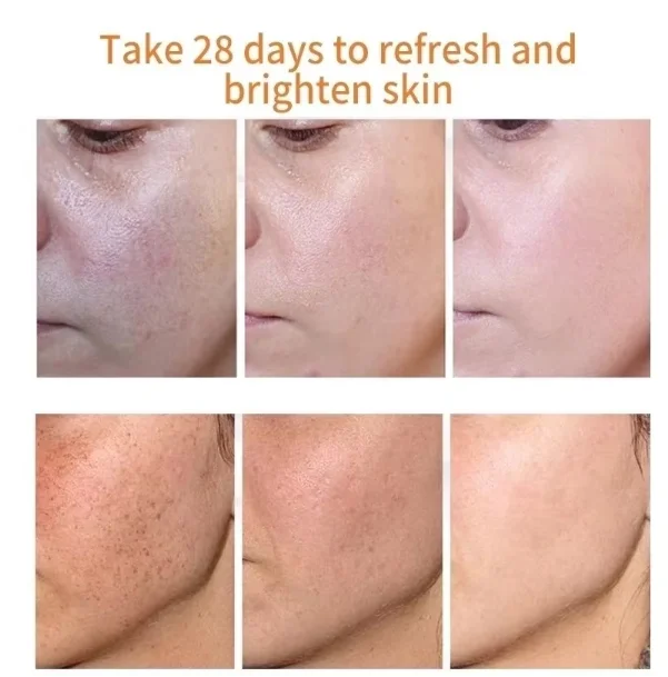Crème Éclaircissante Visage & Corps – Vitamine C, Anti-Mélanine & Hydratante