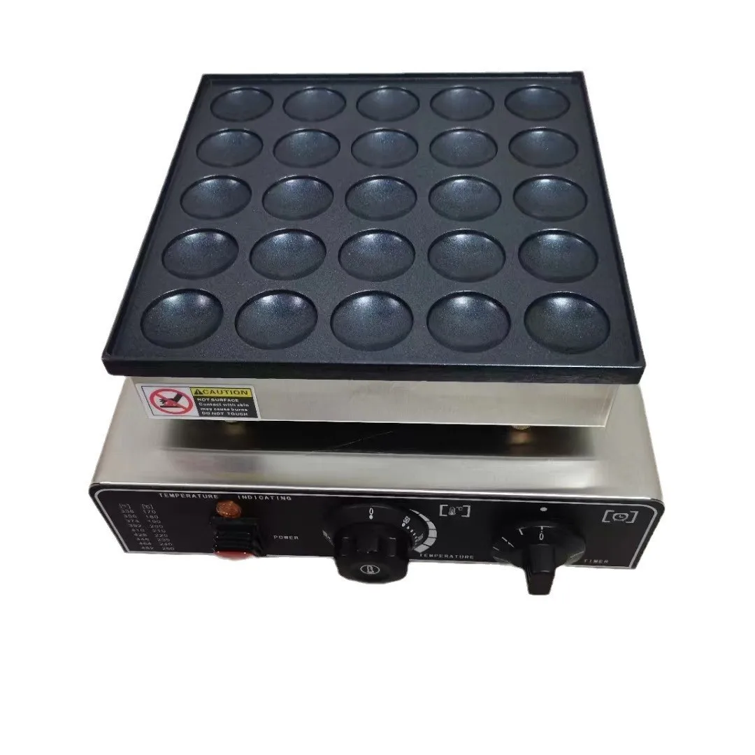 Crêpière électrique commerciale 25 trous – Dorayaki, gaufres & crêpes