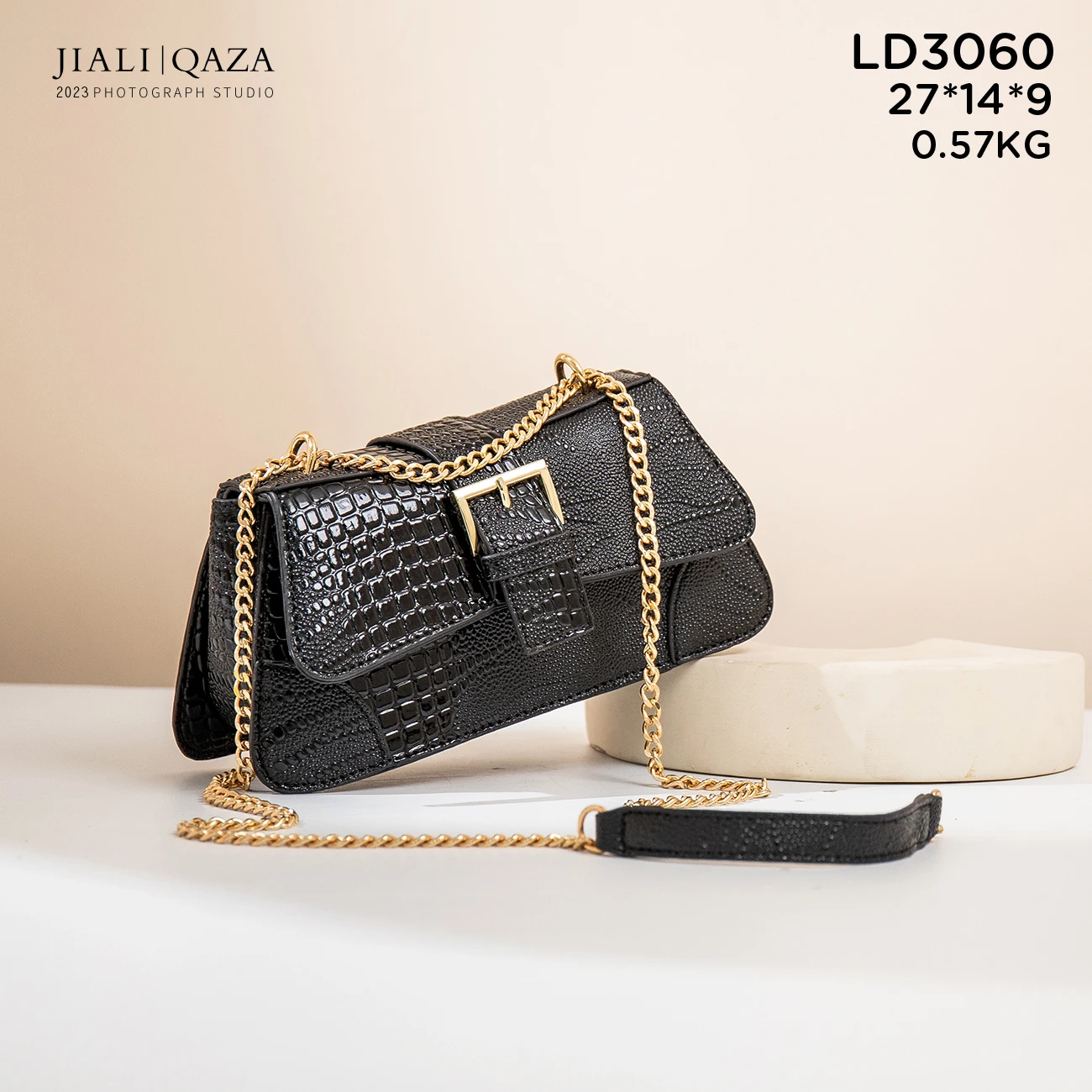 Sac à main femme JIALI – Motif serpentin brodé, imperméable, bandoulière tendance