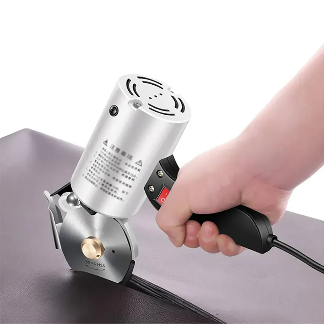 Ciseaux Électriques Industriels Haute Vitesse – Machine de Découpe pour Tissu, Tapis, Cuir et Textil