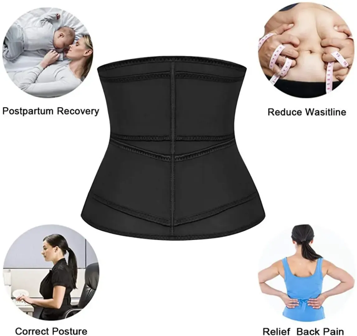 Ceinture Taille Minceur Femme – Corset Gainant Effet Sauna, Maintien Abdominal et Perte de Ventre