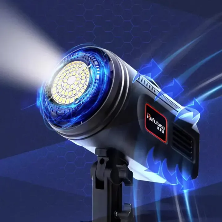 Projecteur LED Continu Professionnel 200W pour Studio Photo et Vidéo – Lumière Puissante et Réglable