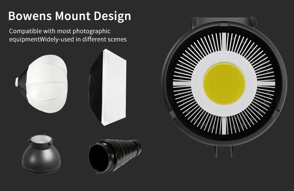 Projecteur LED Continu Professionnel 200W pour Studio Photo et Vidéo – Lumière Puissante et Réglable