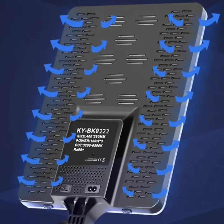 Lampe LED Professionnelle Bicolore 60W avec Télécommande – Éclairage Studio Photo, Vidéo YouTube, Maquillage et Live Stream