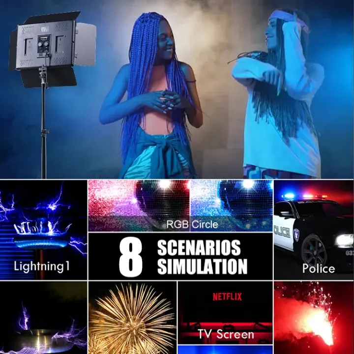 Panneau LED Professionnel ZSYB P700 – Éclairage Studio 35W Dimmable 2700K-6500K Haute Luminosité, sur Batterie Rechargeable