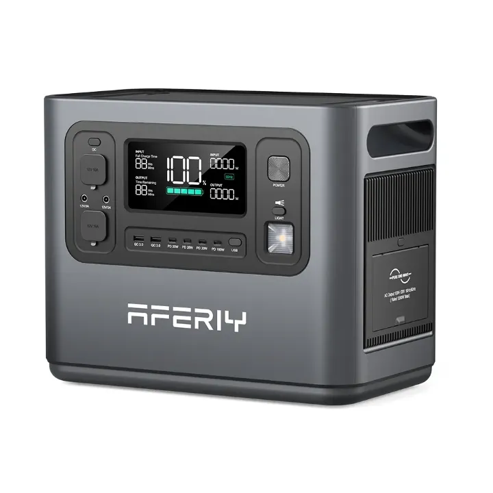 Générateur Solaire Portable 960Wh AFERIY AF-P110-D– Station Électrique Rechargeable, Onde Sinusoïdale Pure, Batterie LiFePO4, 700W – Camping, Urgence, Maison