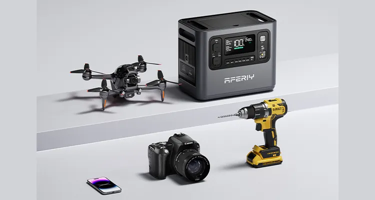 Générateur Solaire Portable 960Wh AFERIY AF-P110-D– Station Électrique Rechargeable, Onde Sinusoïdale Pure, Batterie LiFePO4, 700W – Camping, Urgence, Maison