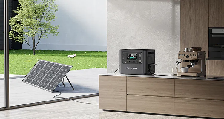 Générateur Solaire Portable 960Wh AFERIY AF-P110-D– Station Électrique Rechargeable, Onde Sinusoïdale Pure, Batterie LiFePO4, 700W – Camping, Urgence, Maison