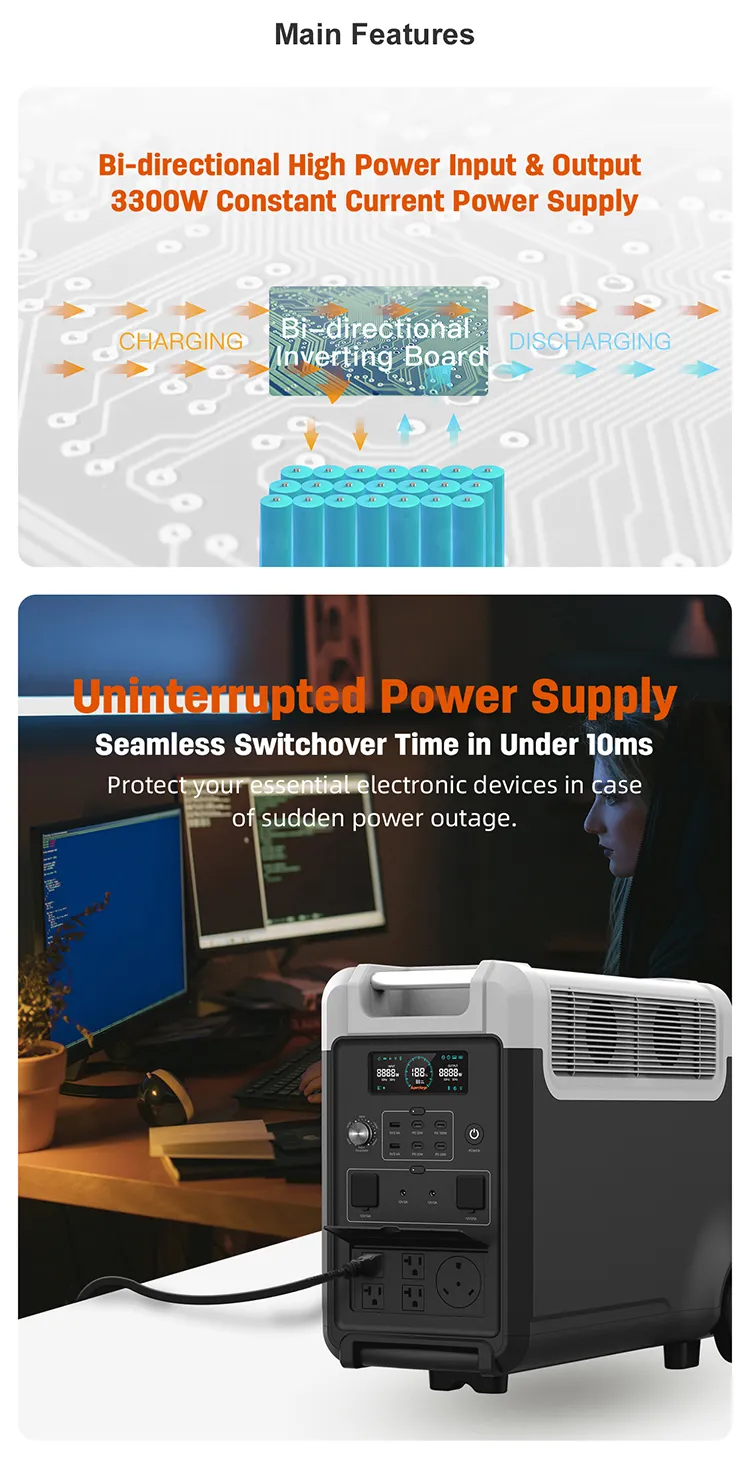 Générateur solaire portable AFERIY AF-P310 3840Wh – Batterie LiFePO4, onde sinusoïdale pure, 2200W max – Recharge secteur, voiture ou panneau solaire – Idéal pour maison, camping et urgences