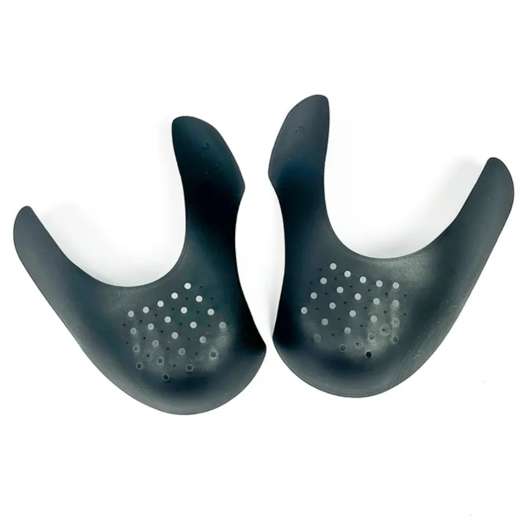 Protège-Chaussures Anti-Froissement – Inserts Sneaker Shields en PP, Taille Réglable, 2 Tailles S/L, Noir ou Blanc