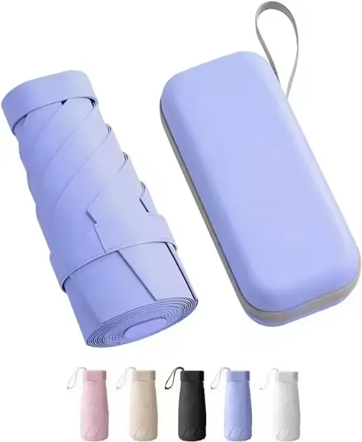 Mini Parapluie de Poche Anti-UV - Compact, Léger et Résistant - Protection Solaire et Pluie