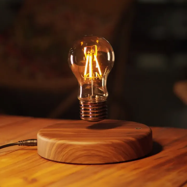 Lampe LED à Lévitation Magnétique Design Moderne – Ampoule Flottante Décorative pour Bureau ou Salon