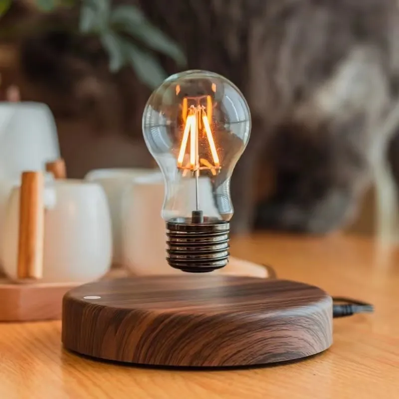 Lampe LED à Lévitation Magnétique Design Moderne – Ampoule Flottante Décorative pour Bureau ou Salon