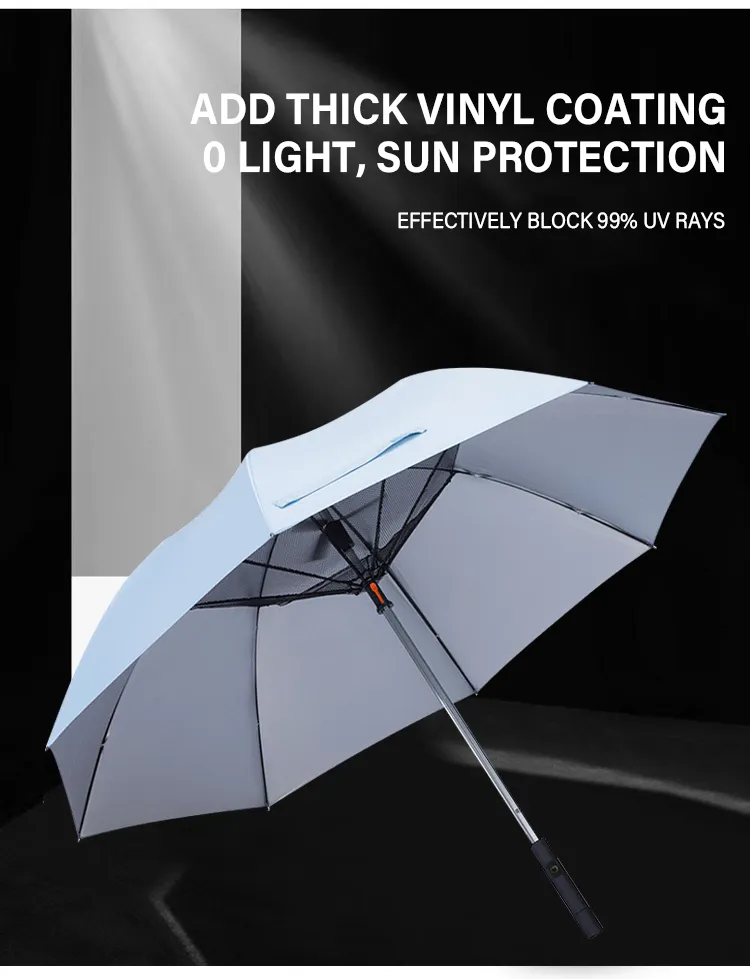 Parasol Ventilateur avec Brumisation – Anti-UV UPF 50+, Refroidisseur Portable Été & Plage