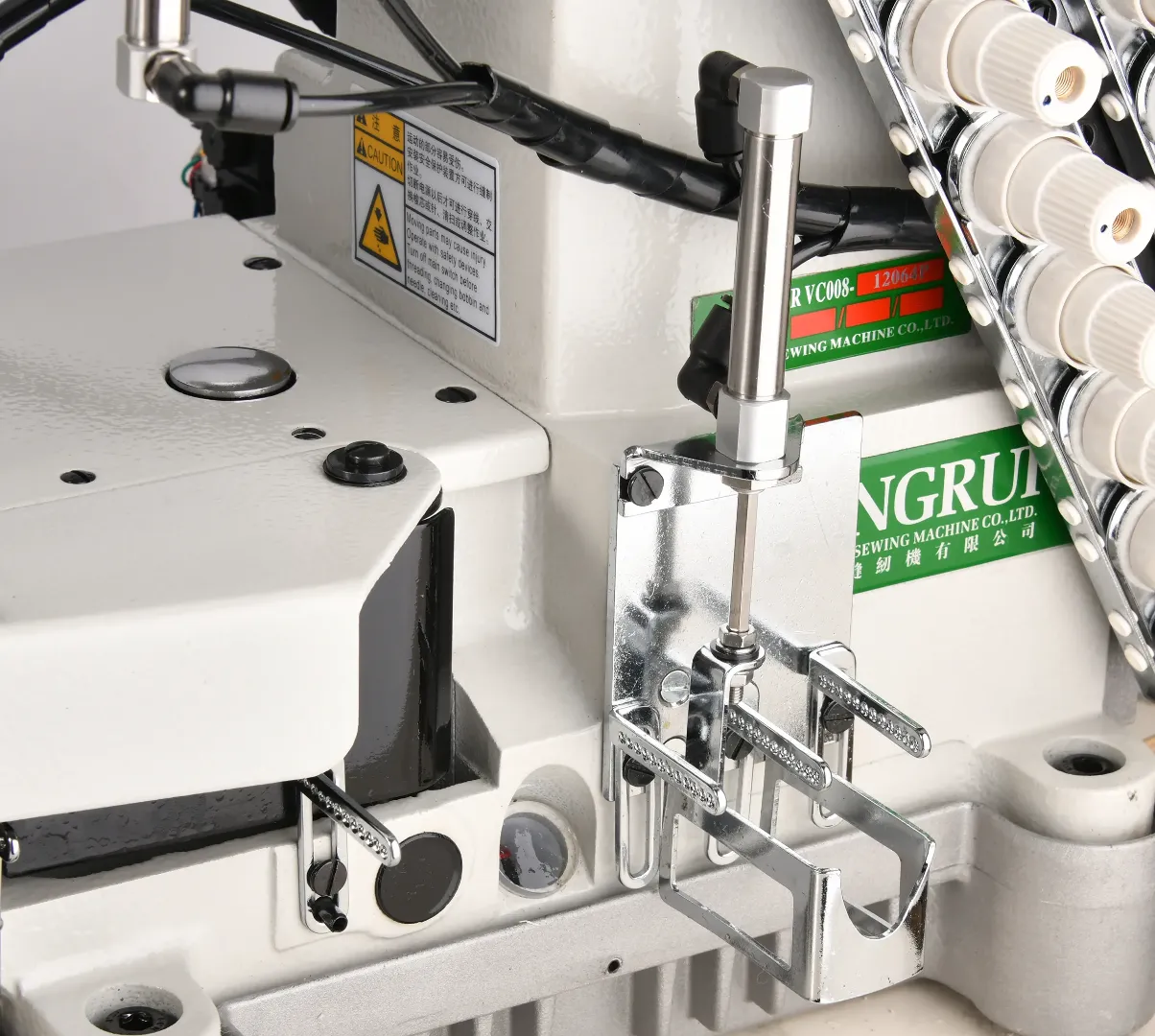 Machine à Coudre Industrielle LINGRAI ST-12064P/UT – 12 Aiguilles, 24 Fils, Haute Capacité, Levée de Pied 12 mm