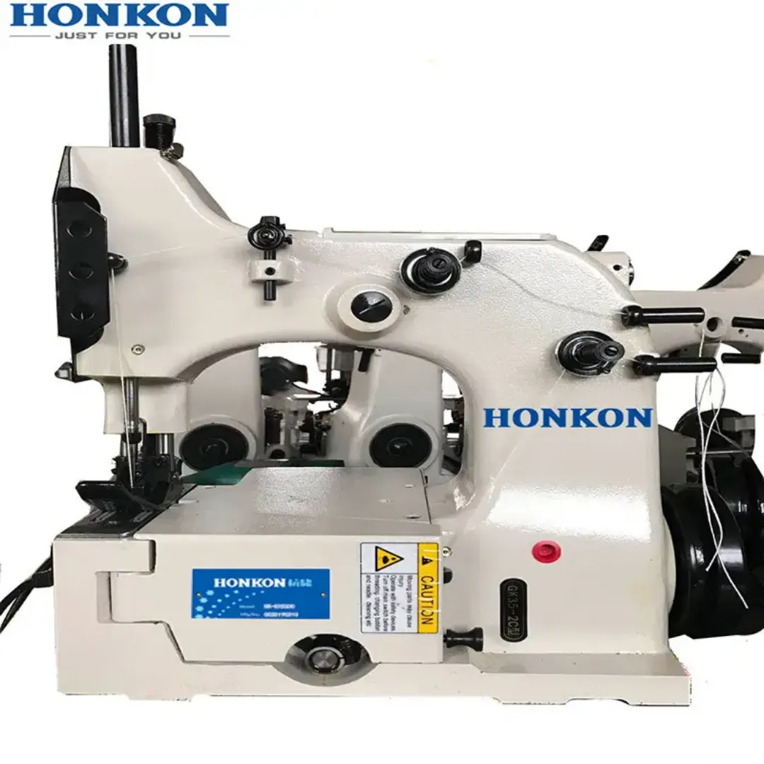 Machine à coudre industrielle HONKON HK-G35-6A pour sacs et tissus épais – Point de chaînette – Automatique – Haute performance