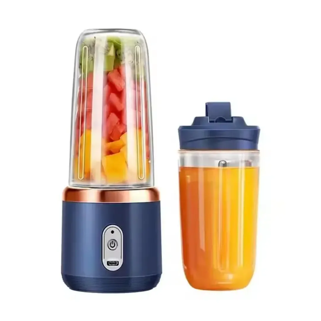 Mini Blender Rechargeable – Mixeur de Fruits Portable avec USB, Presse-Agrumes Intégré