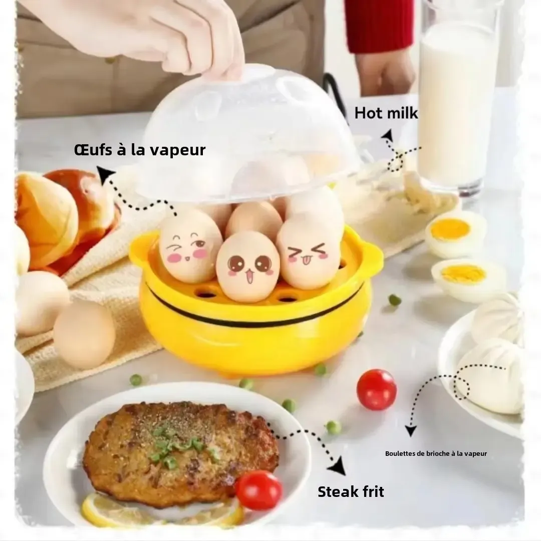 Mini cuiseur électrique multi-usages pour œufs – Idéal petit-déjeuner