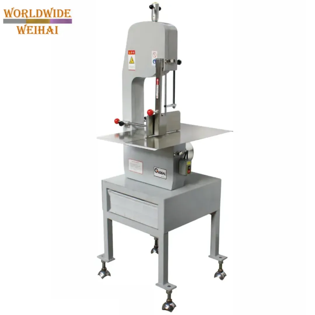 Scie Électrique Professionnelle HR-280 pour Viande et Os - 1500W - Lame 1770mm - Acier Inoxydable