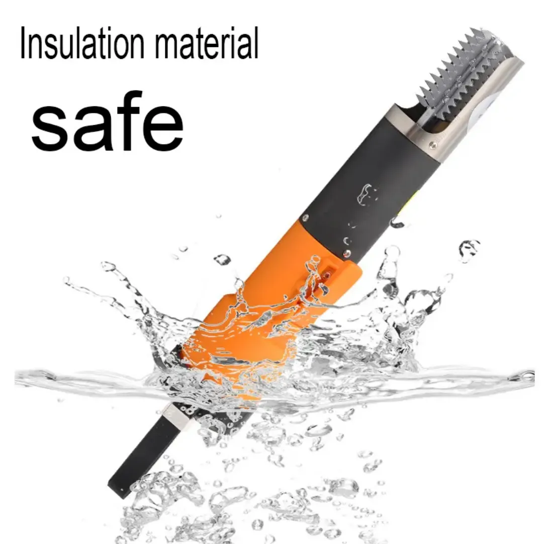 Écailleur Électrique Rechargeable 96W - Acier Inoxydable, Batterie 12V Lithium, Étanche et Portable