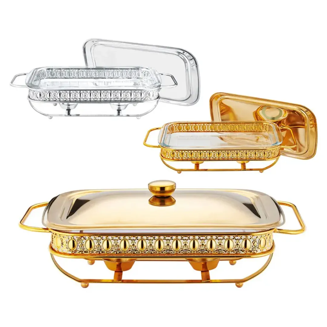 Chafing Dish Rectangulaire Argenté Armain 2L - Récipient