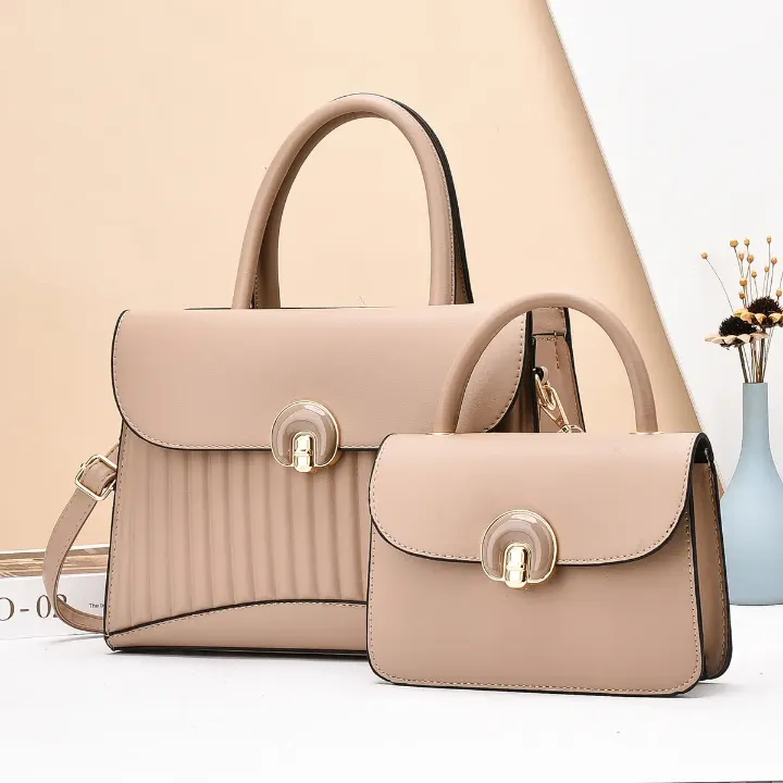 Ensemble Sac à Main Femme Luxe – Grand Format et Mini Sac Bandoulière, Élégant et Pratique