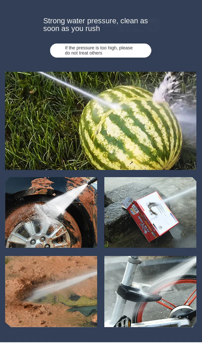 Nettoyeur Haute Pression Professionnel – Multi-Accessoires Inclus, Parfait pour Voitures, Motos, Murs et Sols