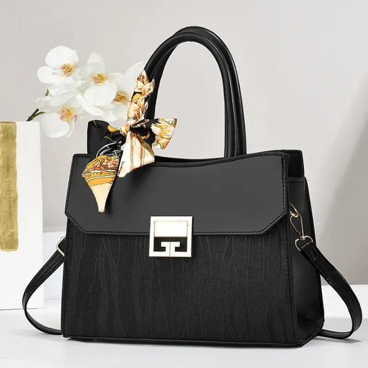 Sac à Main Élégant à Broderie Florale - Grande Capacité