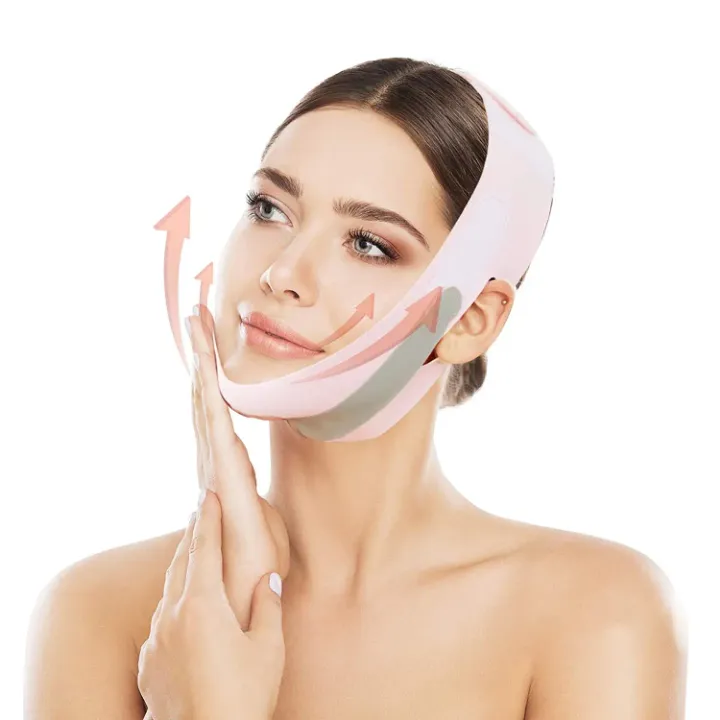 Bande V-Lifting Minceur pour le Visage - Spandex & Chinlon