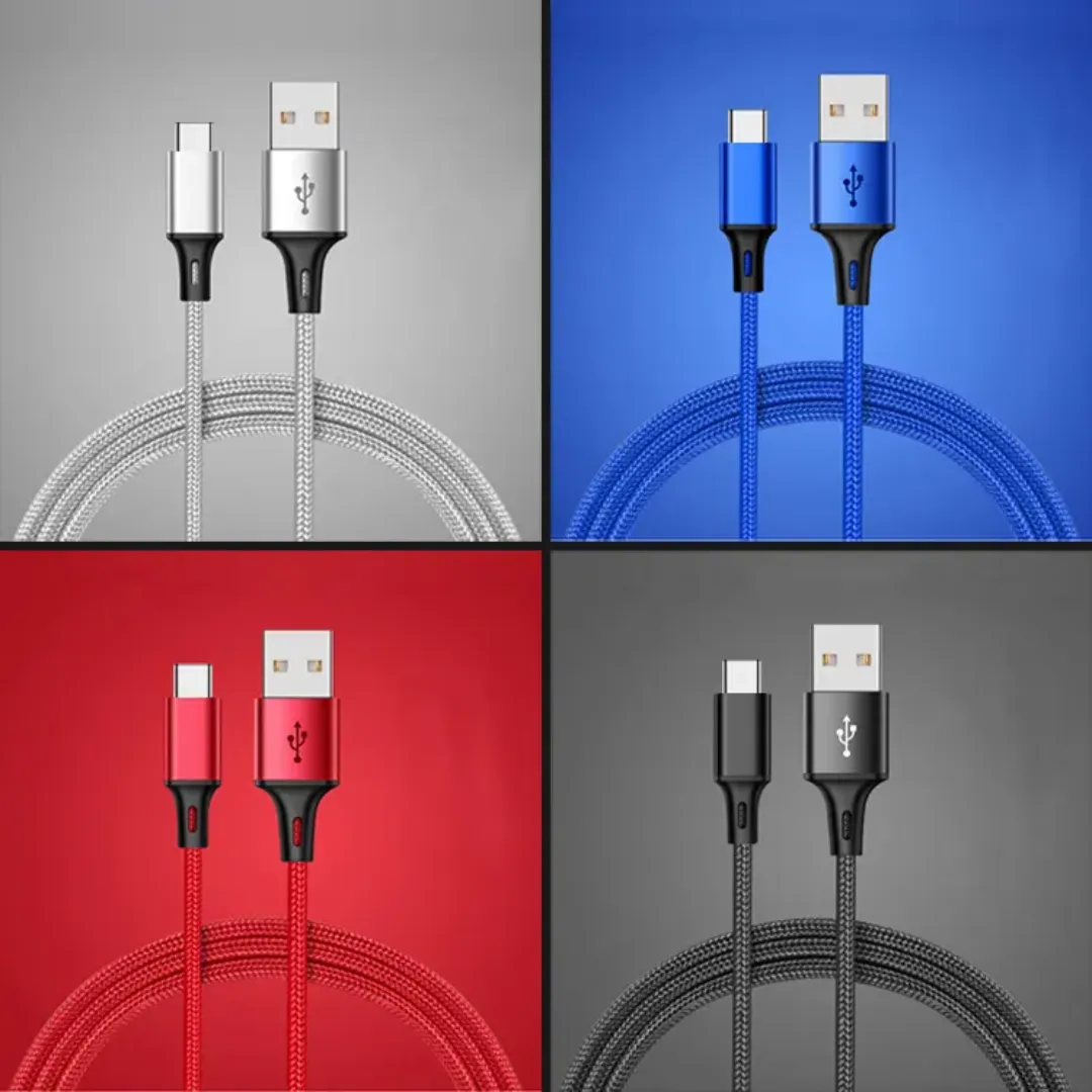 Câble Micro USB en Nylon : Charge Rapide et Durabilité pour Vos Appareils