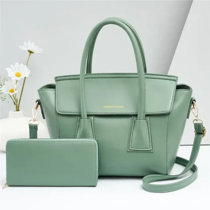 Ensemble Sac à Main & Portefeuille - Élégance Classique pour Femme