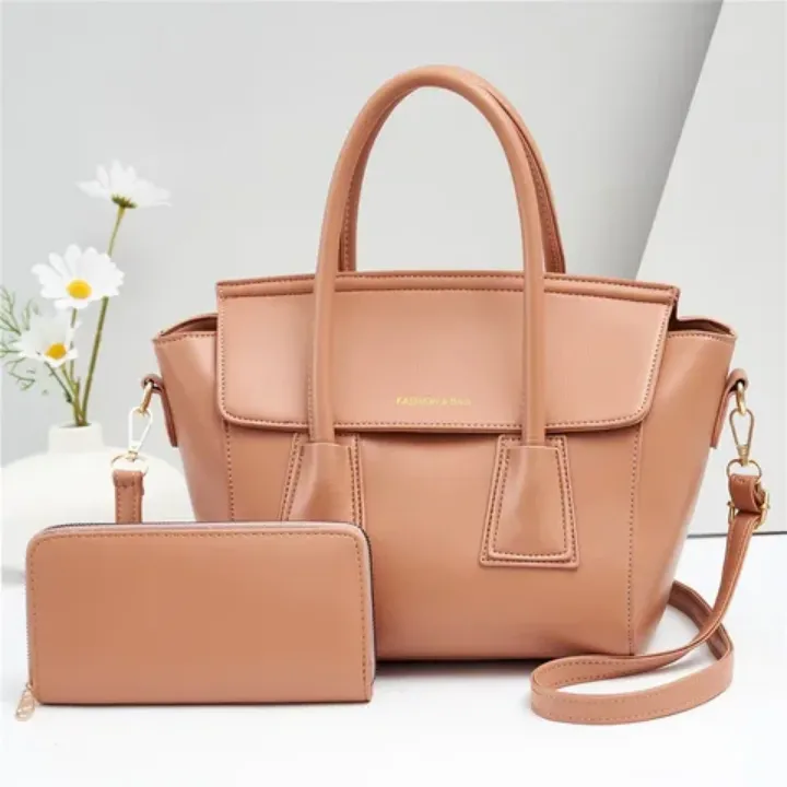Ensemble Sac à Main & Portefeuille - Élégance Classique pour Femme