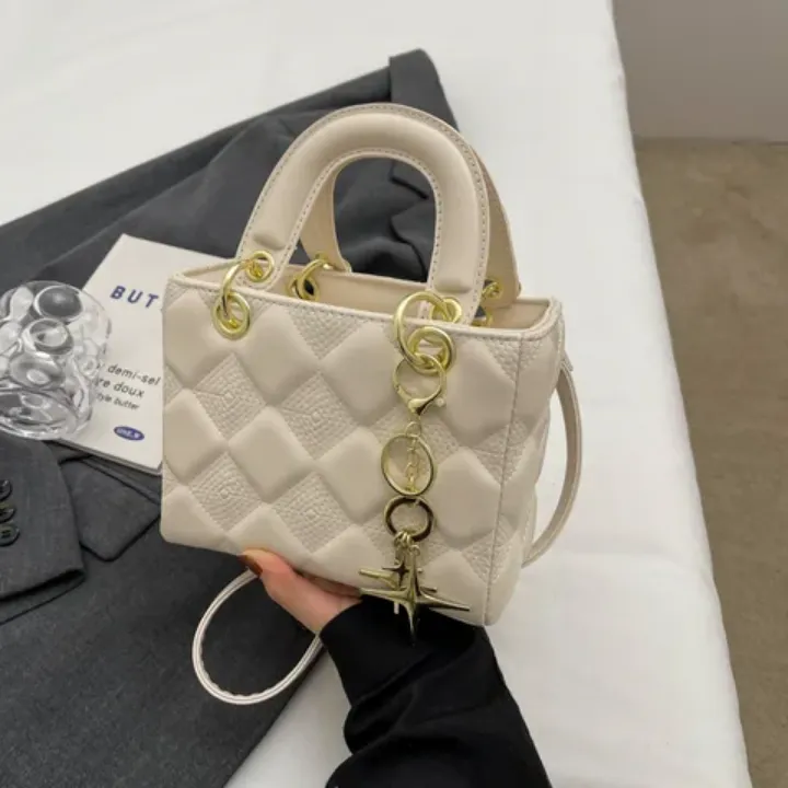 Mini Sac à Main Matelassé avec Pendentif Étoile