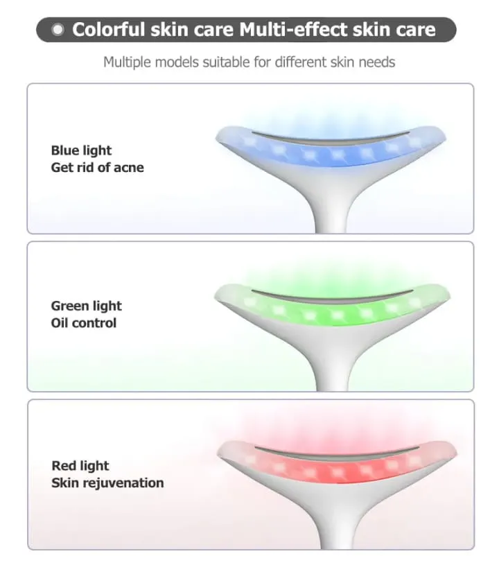 Appareil de Massage Visage et Cou - Peeling & Anti-Rides