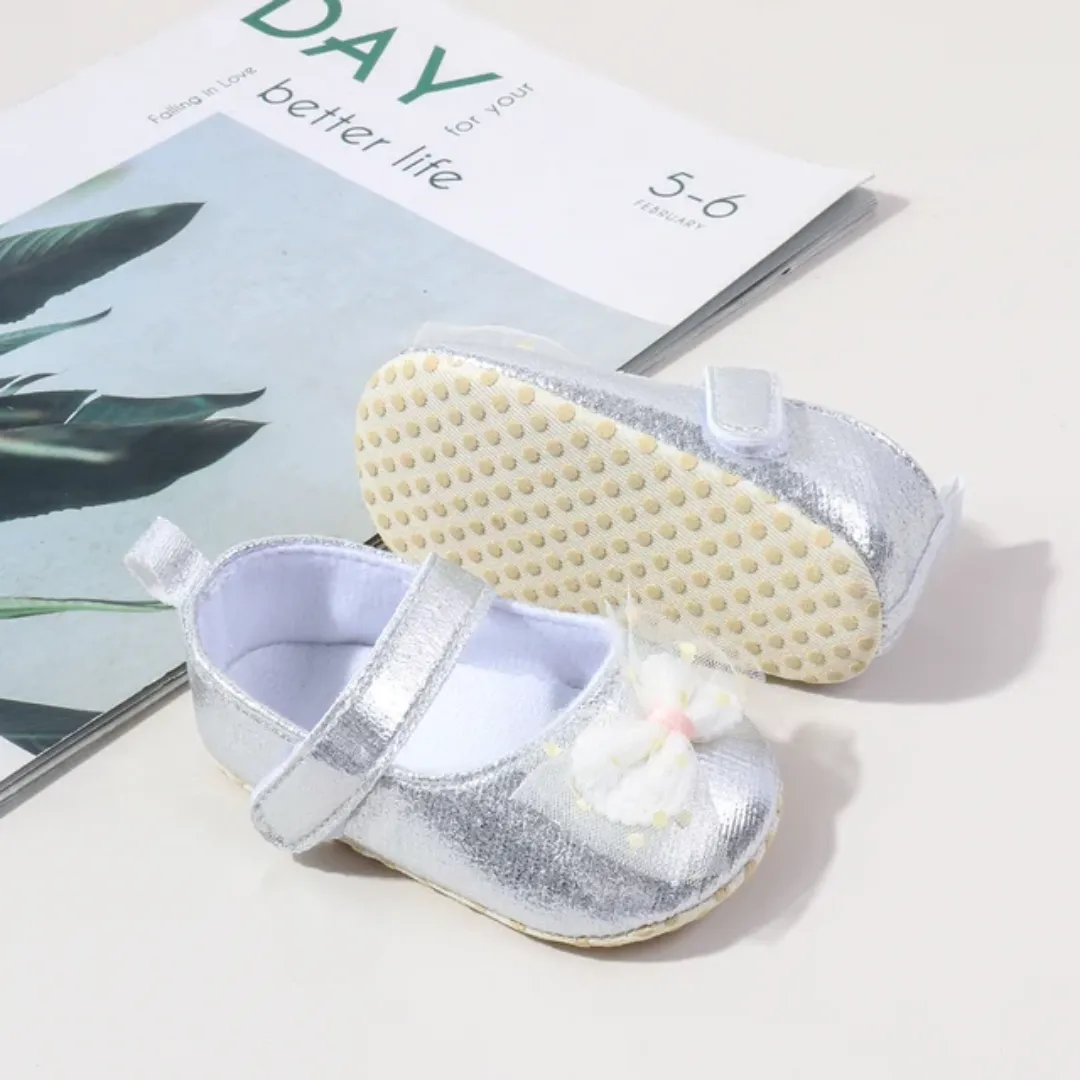 Sandales Bébé Fille – Semelle Souple, Design Bling – 0 à 15 Mois