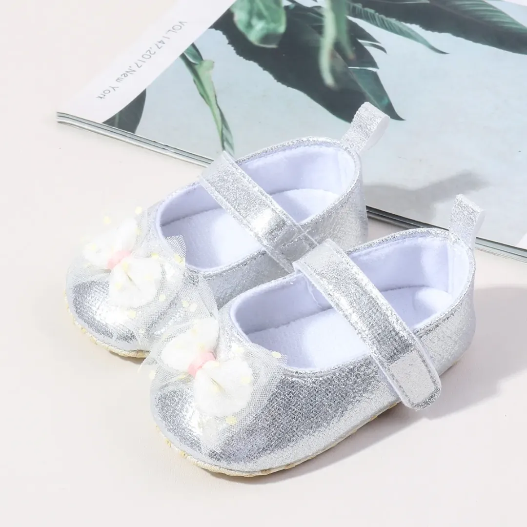 Sandales Bébé Fille – Semelle Souple, Design Bling – 0 à 15 Mois