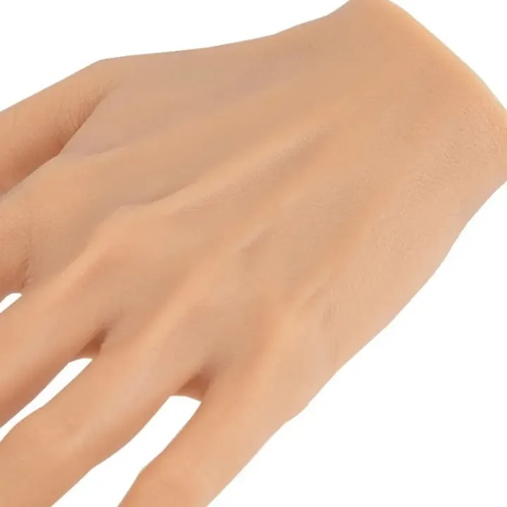 Main d'Entraînement Silicone pour Onglerie - Modèle Réaliste