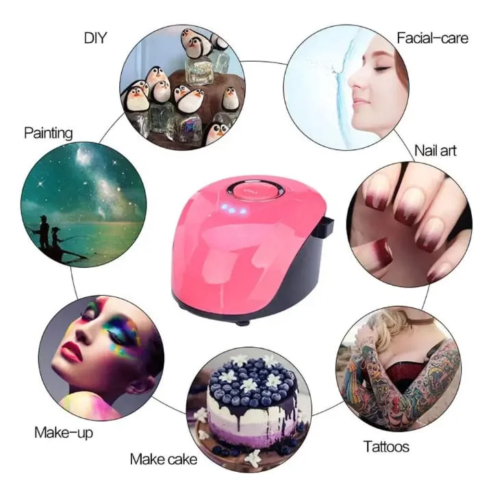 Aérographe Portable - Airbrush Gun Haute Pression - 24W