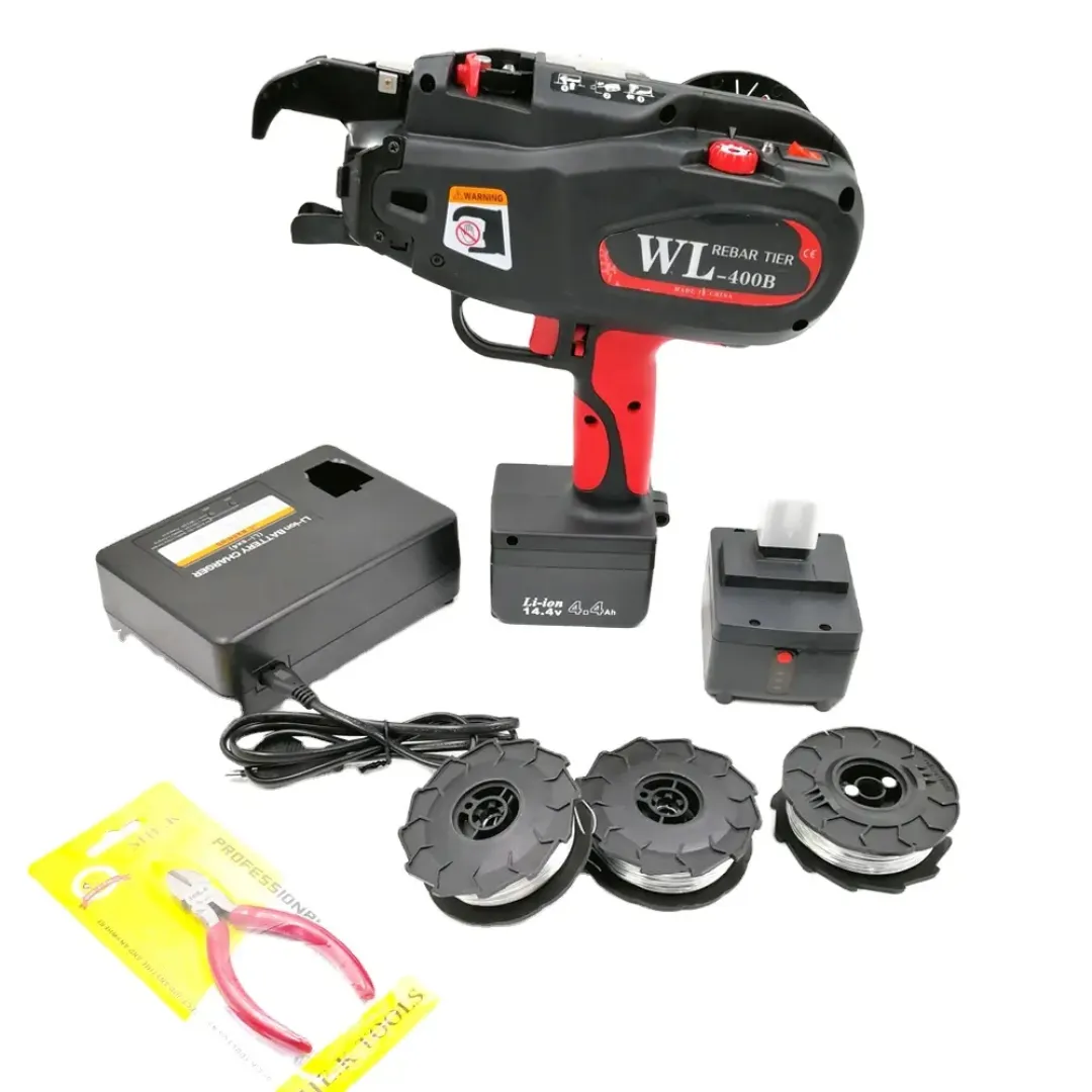 Machine Automatique à Attacher les Barres d’Armature – Modèle WL-400B – Batterie Li-ion 14.4V – Haute Vitesse