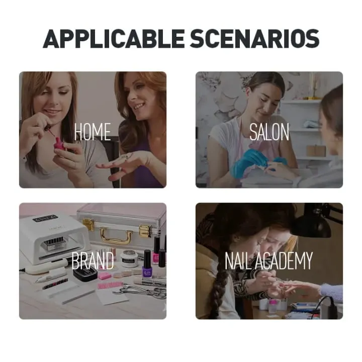 Appareil 5 en 1 pour manucure – 80W avec aspiration