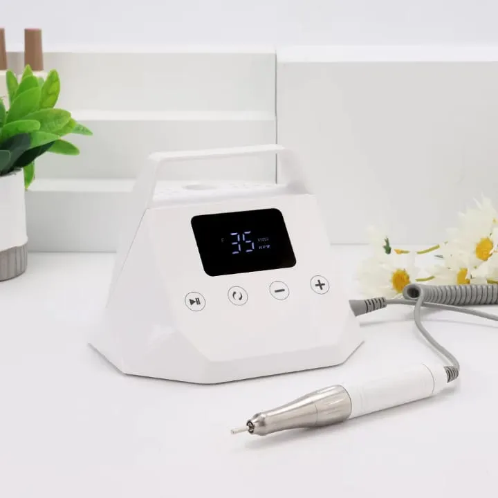 Ponceuse Ongles Digitale 45W – Moteur Silencieux & Écran LED