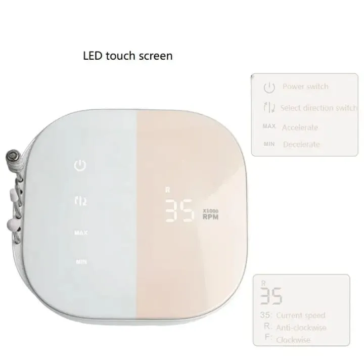 Ponceuse Électrique Rétro – 30W Compacte & Élégante