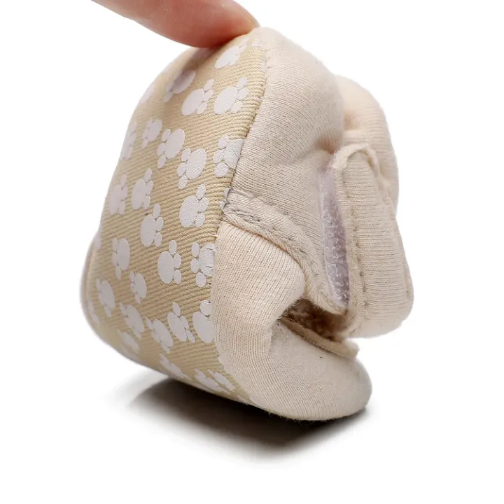 Chaussons Doux en Molleton pour Bébé – Antidérapants, Confort Coton Nouveau-Né