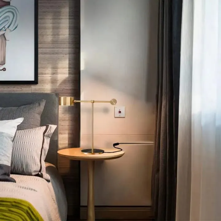 Lampe Dorée à Bras Horizontal - TQ22007