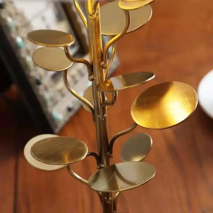 Lampe Branche Feuillage Dorée – YF-224