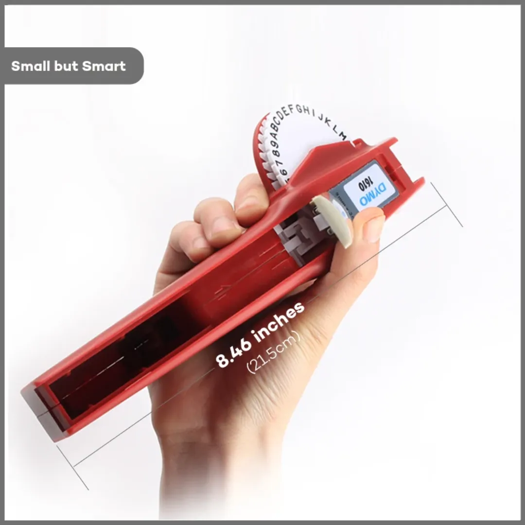 Imprimante d'Étiquettes 3D Dymo 1610 – Marquage Manuel avec Bandes Autocollantes