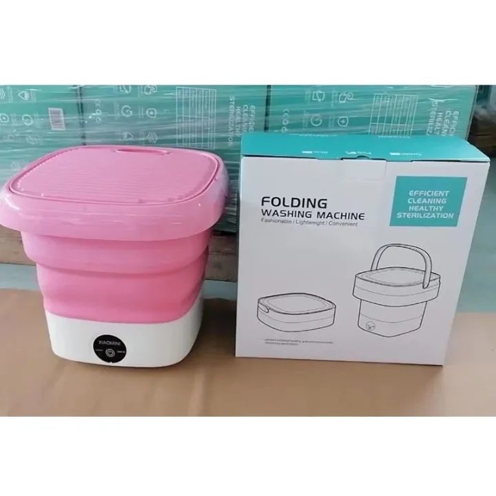 🧼 Mini Machine à Laver Pliable 6.5L – Ultra-Compacte, Idéale pour Bébé, Voyage & Petits Espaces
