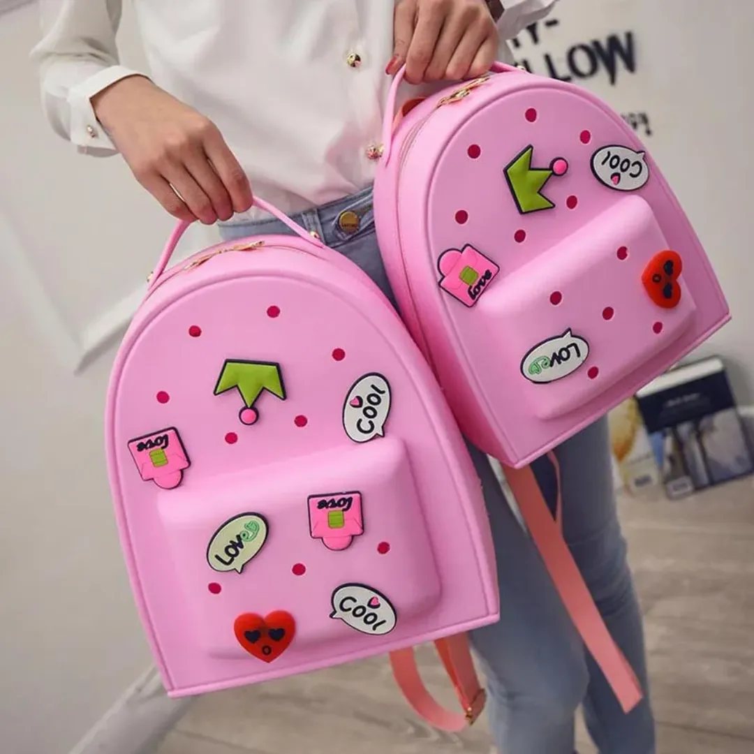 Sac à Dos Étanche en Silicone pour Enfants – Design Coloré et Mignon