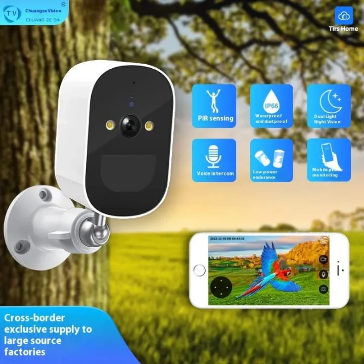 Mini caméra extérieure sans fil avec détection PIR